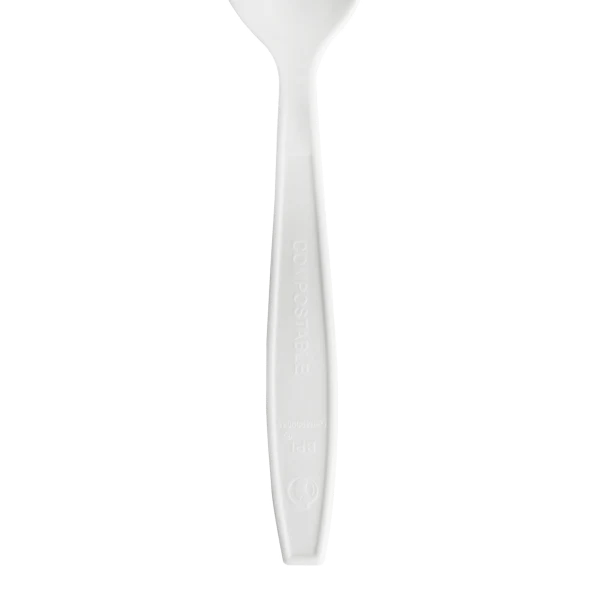 Karat Earth CPLA Heavy Weight Compostable Tea Spoons, Natural - 1,000 pcs - Image 5