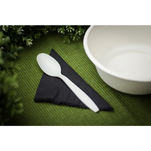 Karat Earth CPLA Heavy Weight Compostable Tea Spoons, Natural - 1,000 pcs - Image 8