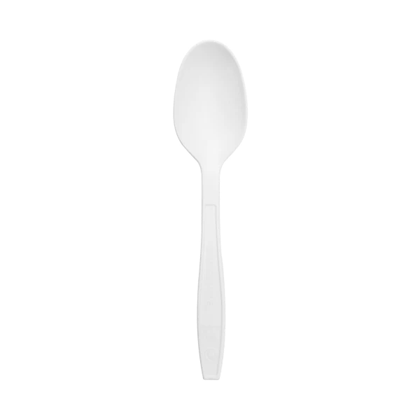 Karat Earth CPLA Medium-Heavy Weight Compostable Tea Spoons Bulk Box, Natural - 1,000 pcs - Image 2
