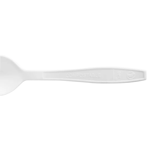 Karat Earth CPLA Medium-Heavy Weight Compostable Tea Spoons Bulk Box, Natural - 1,000 pcs - Image 5