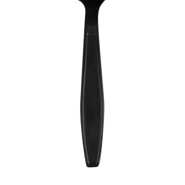 [1,000 ct] Plastic Extra Heavy Weight Soup Spoons, Black PP - Image 5