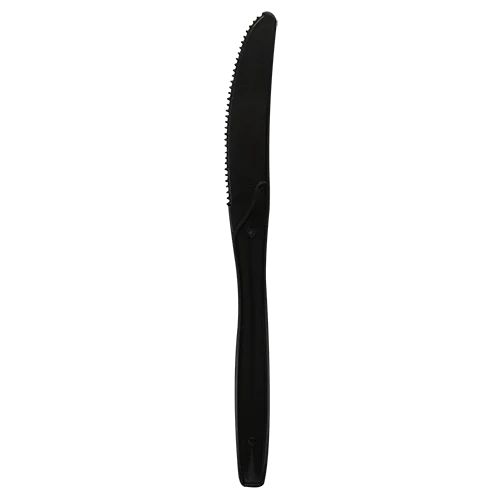 [1,000 ct] PP Plastic Medium Heavy Weight Knives Bulk Box, Black - Image 2