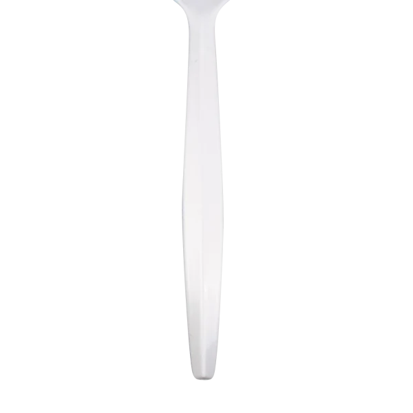 [1,000 ct] PP Plastic Medium-Heavy Weight Tea Spoons Bulk Box, White - Image 7