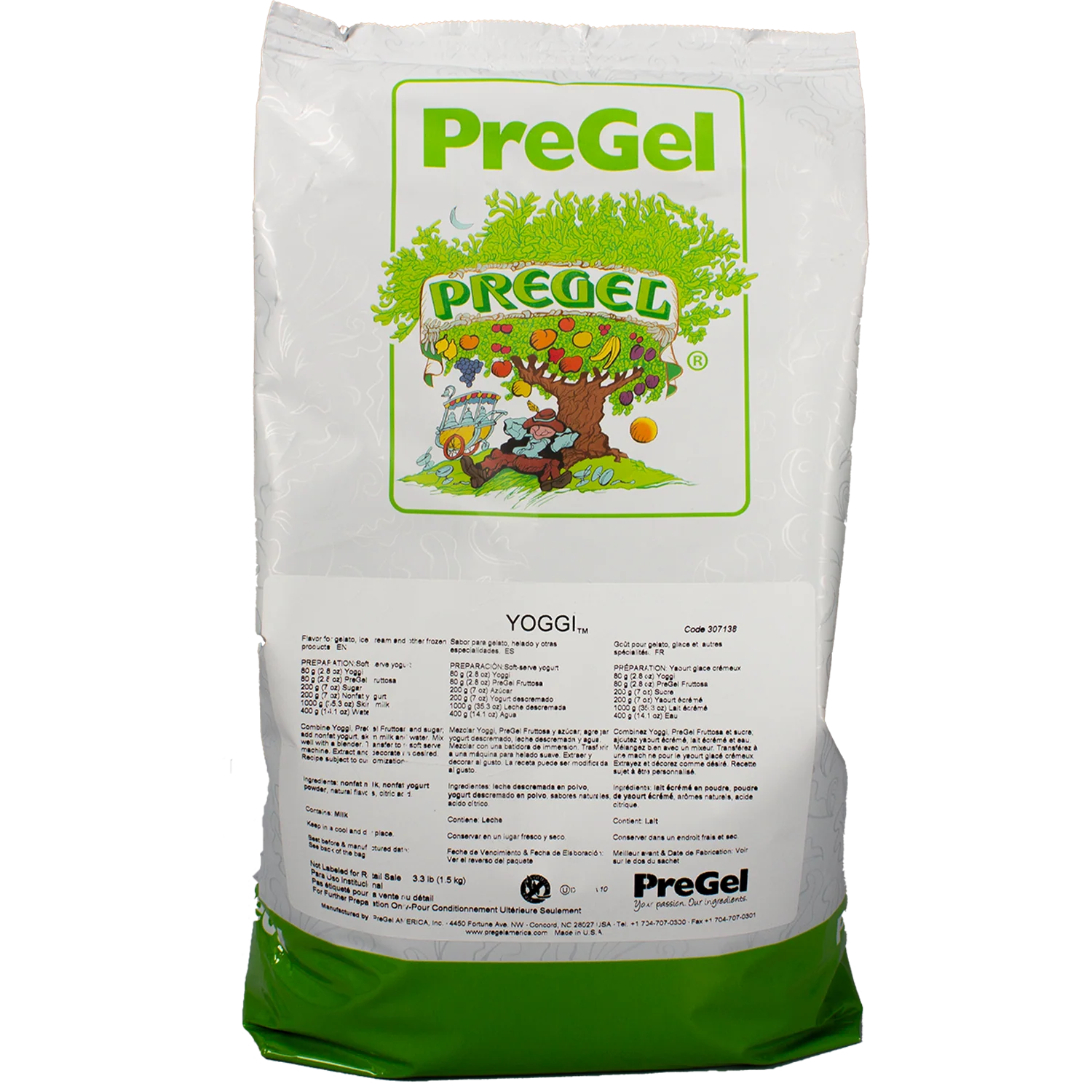 PreGel Yoggi 30 Powder - Bag (3.3 lbs)