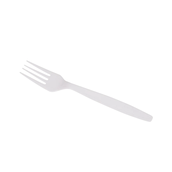 [1,000 ct] PS Plastic Extra Heavy Weight Forks, White - Image 5