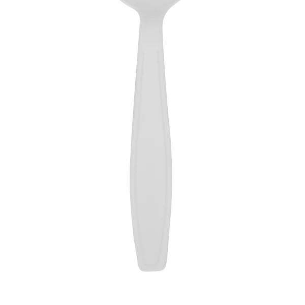 [1,000 ct] PS Plastic Extra Heavy Weight Soup Spoons, White - Image 5