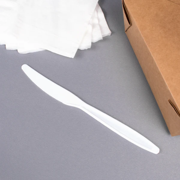 [1,000 ct] PS Plastic Heavy Weight Knives Wrapped, White - Image 5