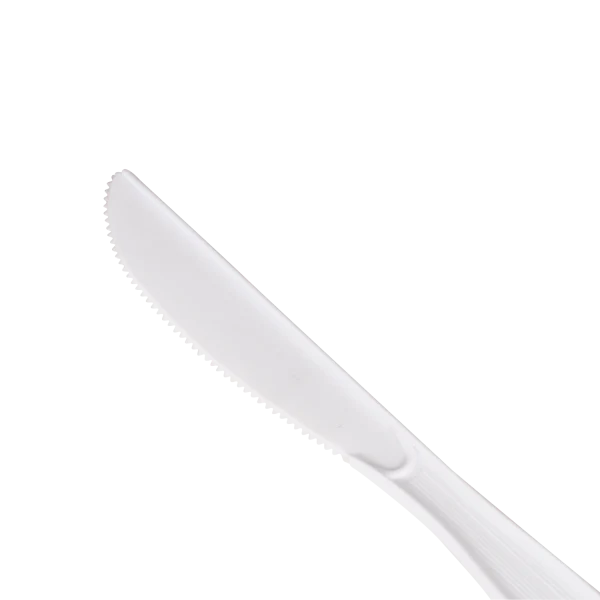 [1,000 ct] PS Plastic Medium-Heavy Weight Knives Bulk Box, White - Image 7