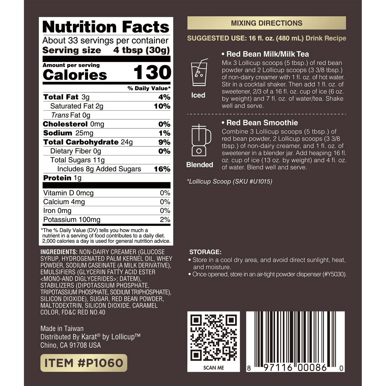 Red Bean Powder - Bag (2.2 lbs) - Image 5