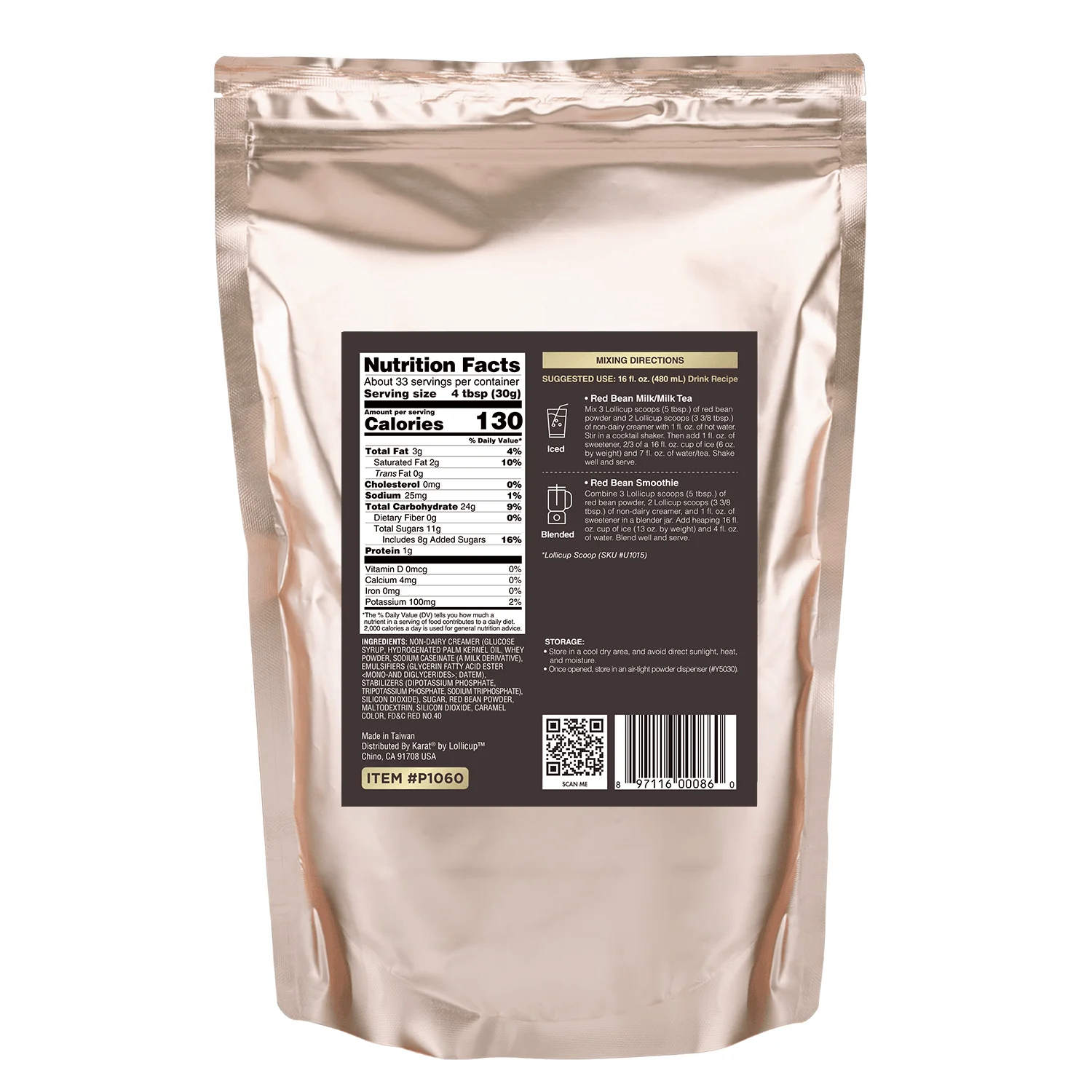 Red Bean Powder - Bag (2.2 lbs) - Image 6