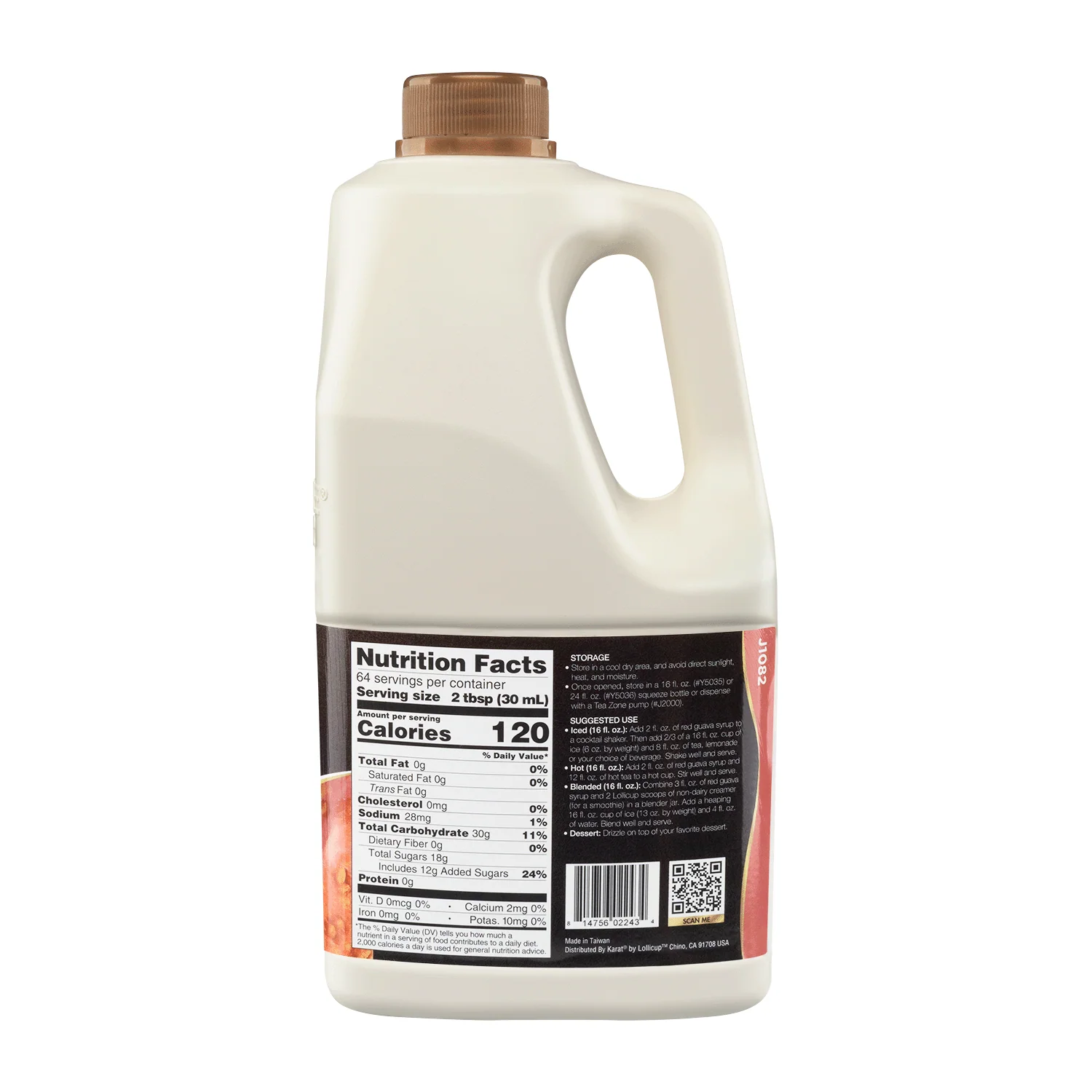 Red Guava Syrup - Bottle (64oz) - Image 6