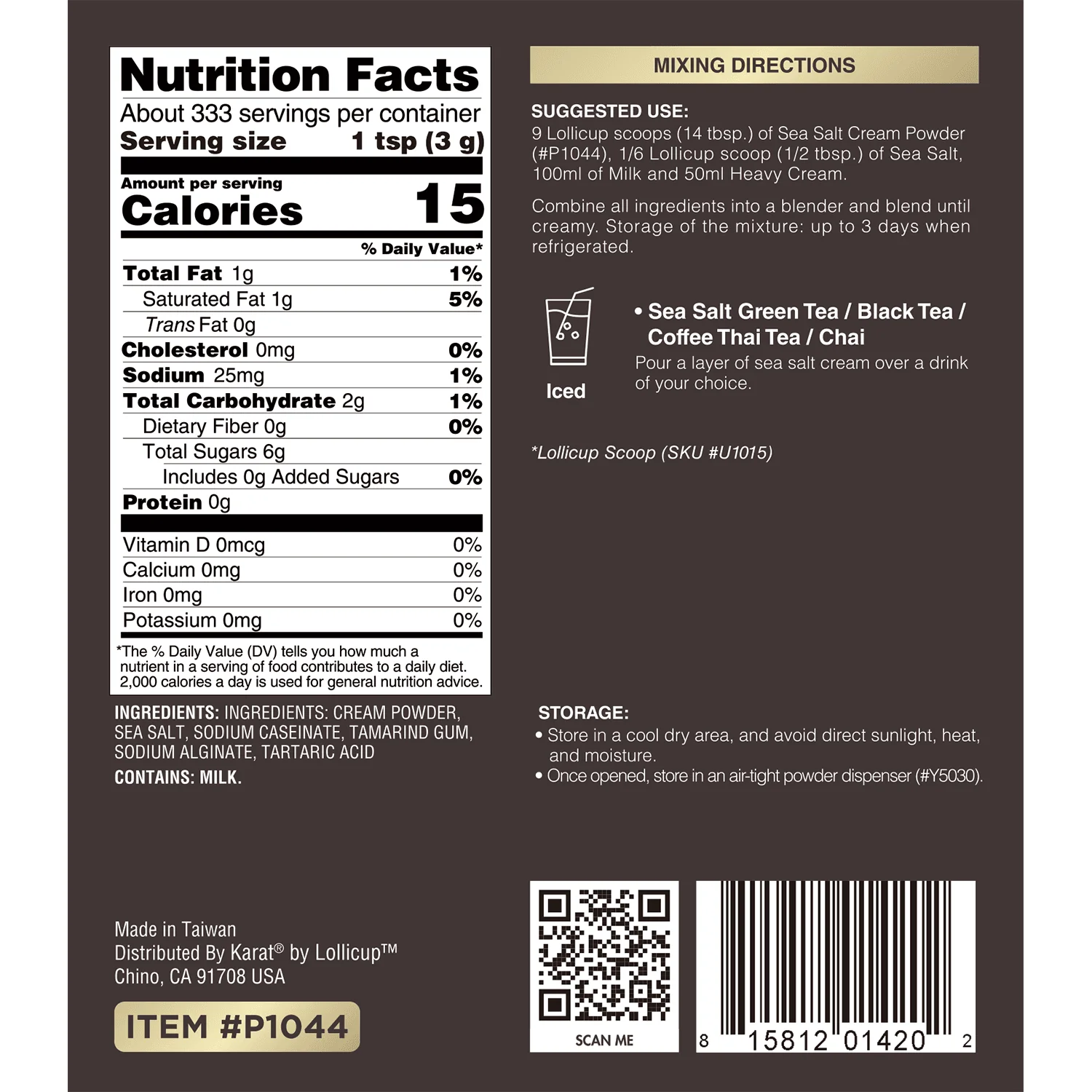 Sea Salt Cream Powder - Bag (2.2 lbs) - Image 5