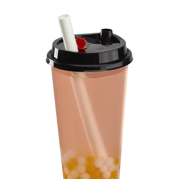 [1,000 ct] Plastic Dome Sip Lids | 90 mm | For 16/24 oz Tall Premium PP Cups | Black - Image 9