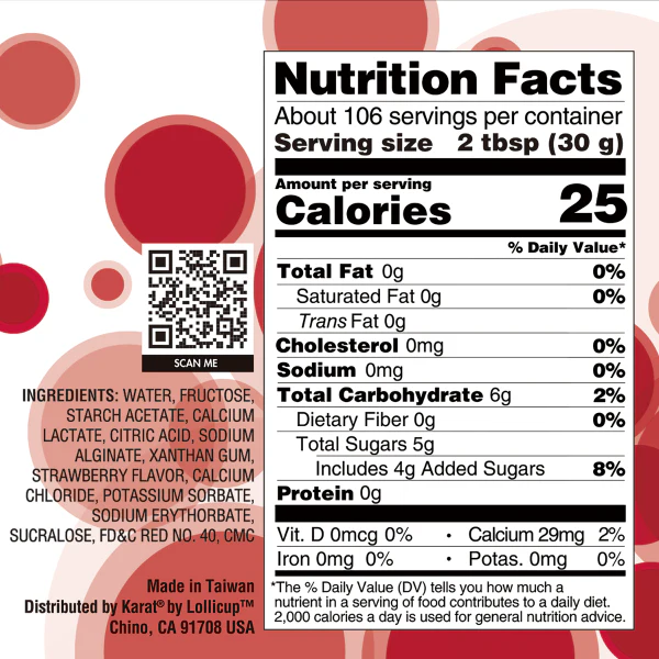Strawberry POPPING PEARLS™ - 7 lb - Image 8