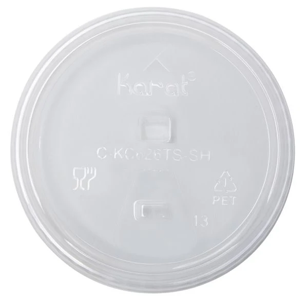 [1,000 ct] Strawless Sipper Lids | PET | 98 mm | Clear | With Flip Cap - Image 6