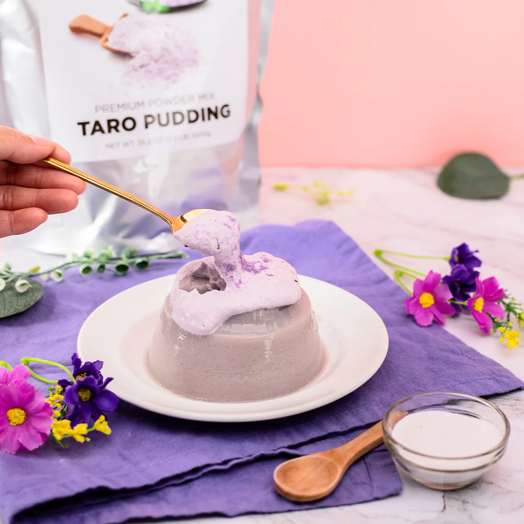 Taro Pudding Mix Powder - Bag (2.2 lbs) - Image 2