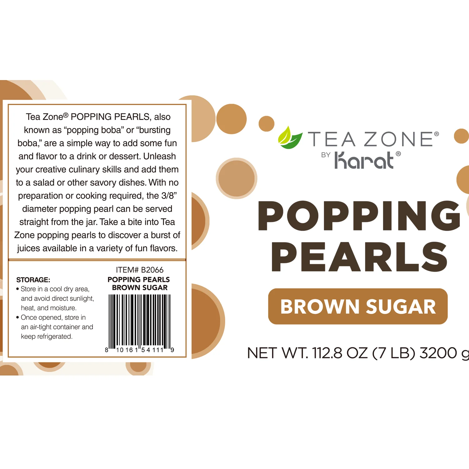 Brown Sugar POPPING PEARLS™ - Jar (7 lbs) - Image 8