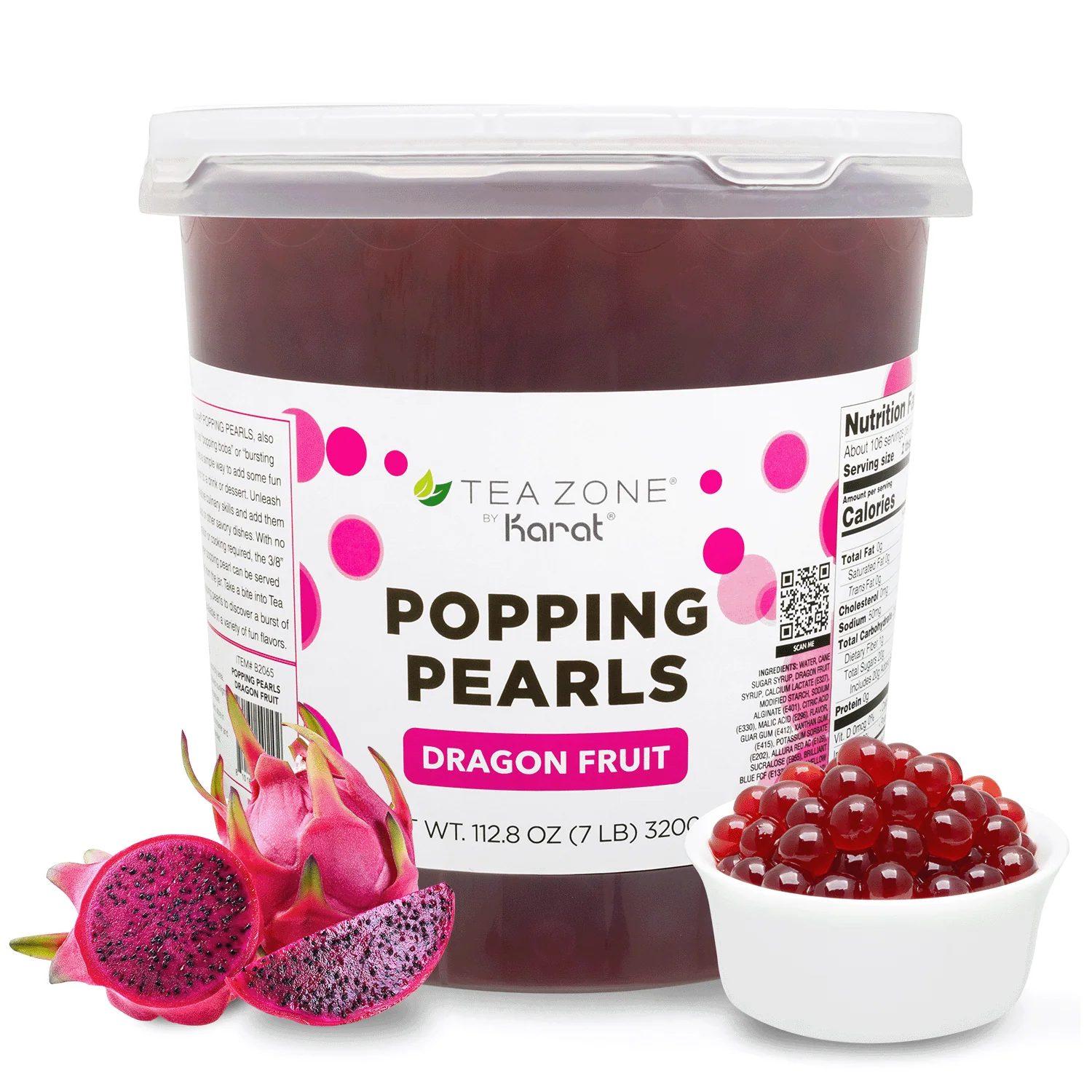 Dragon Fruit POPPING PEARLS™ - Jar (7 lbs)