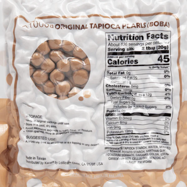 Tapioca Pearls (Original) - Case of 6 Bags - Image 9