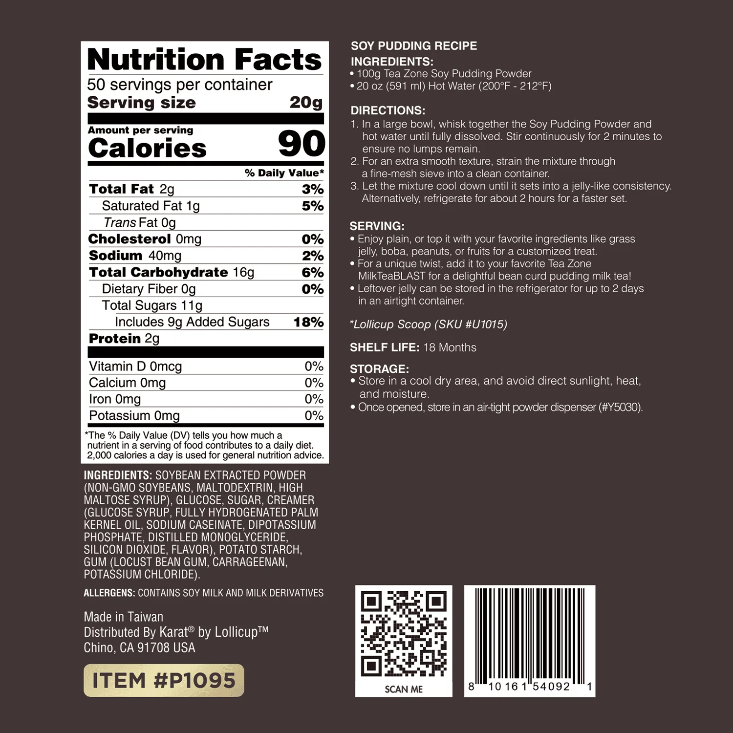 Soy Pudding Powder - Bag (2.2 lbs) - Image 7