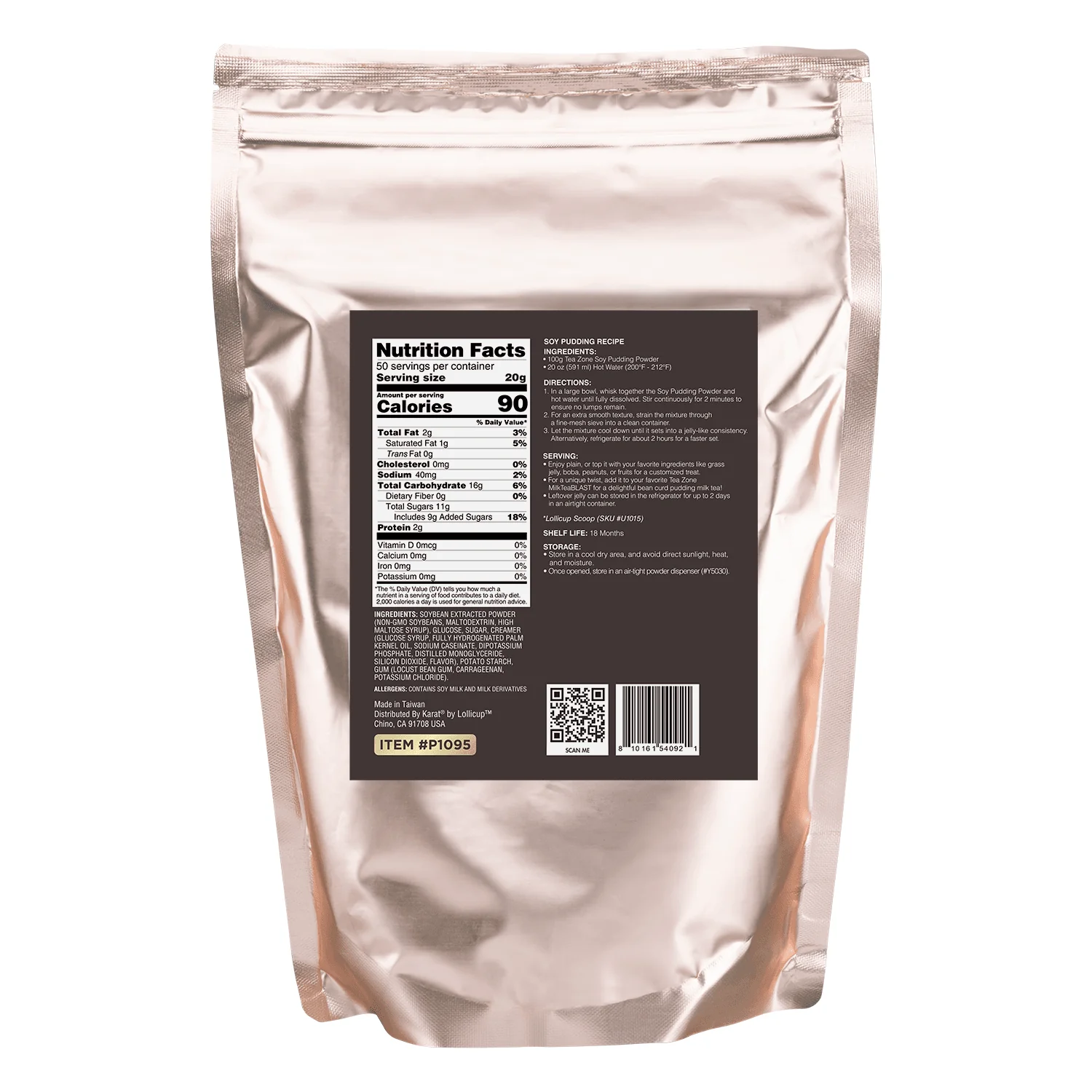 Soy Pudding Powder - Bag (2.2 lbs) - Image 8