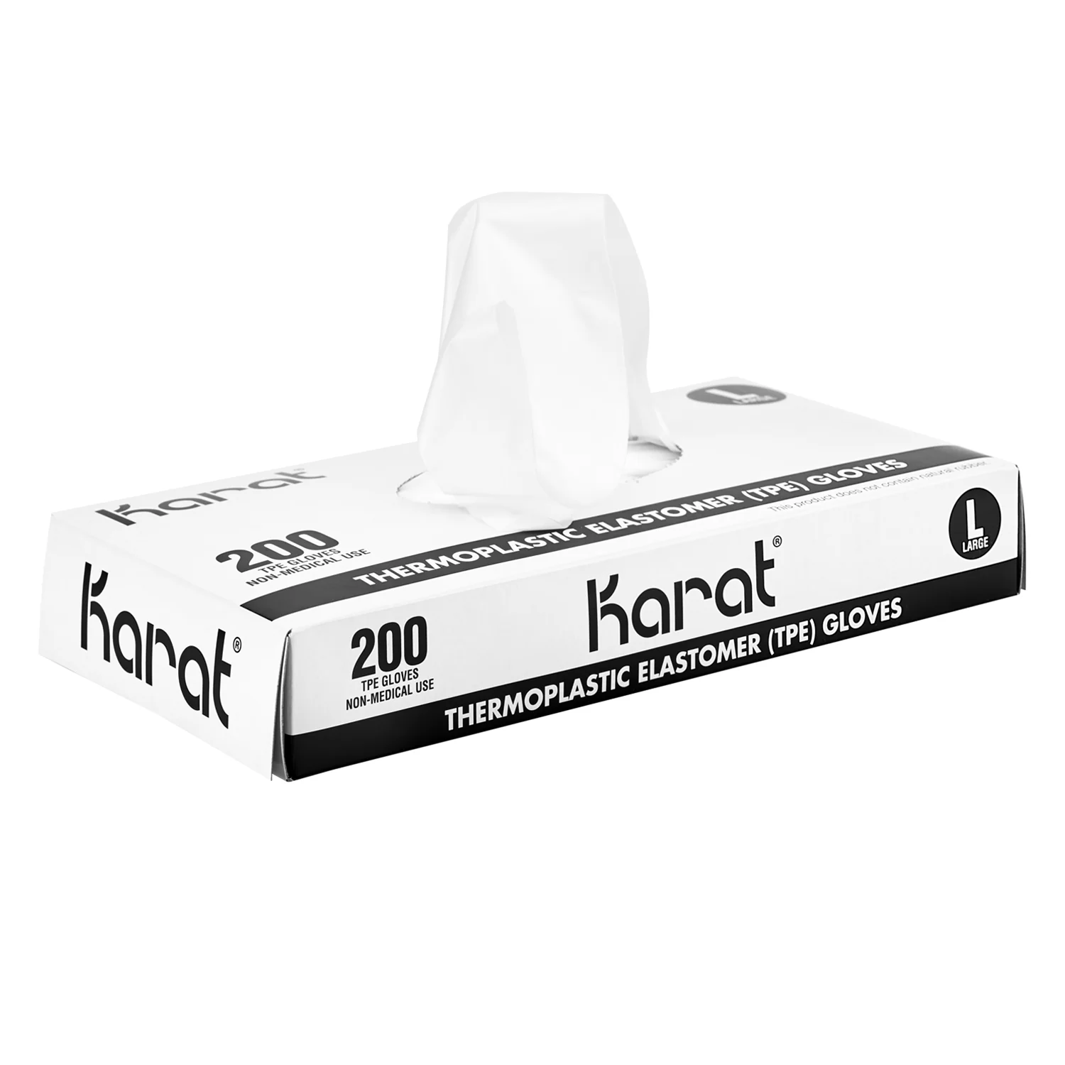 [2,000 ct] Thermoplastic Elastomer Gloves | Latex-Free | Powder-Free | Clear | Large - Image 4