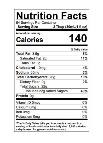 Torani Caramel Puremade Sauce - Bottle (64oz) - Image 2
