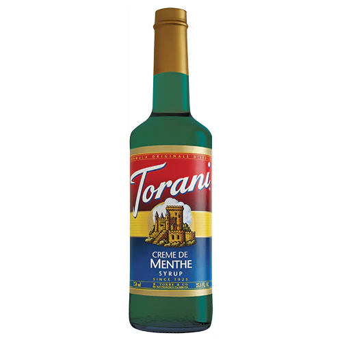 Torani Creme de Menthe Syrup - Bottle (750mL)
