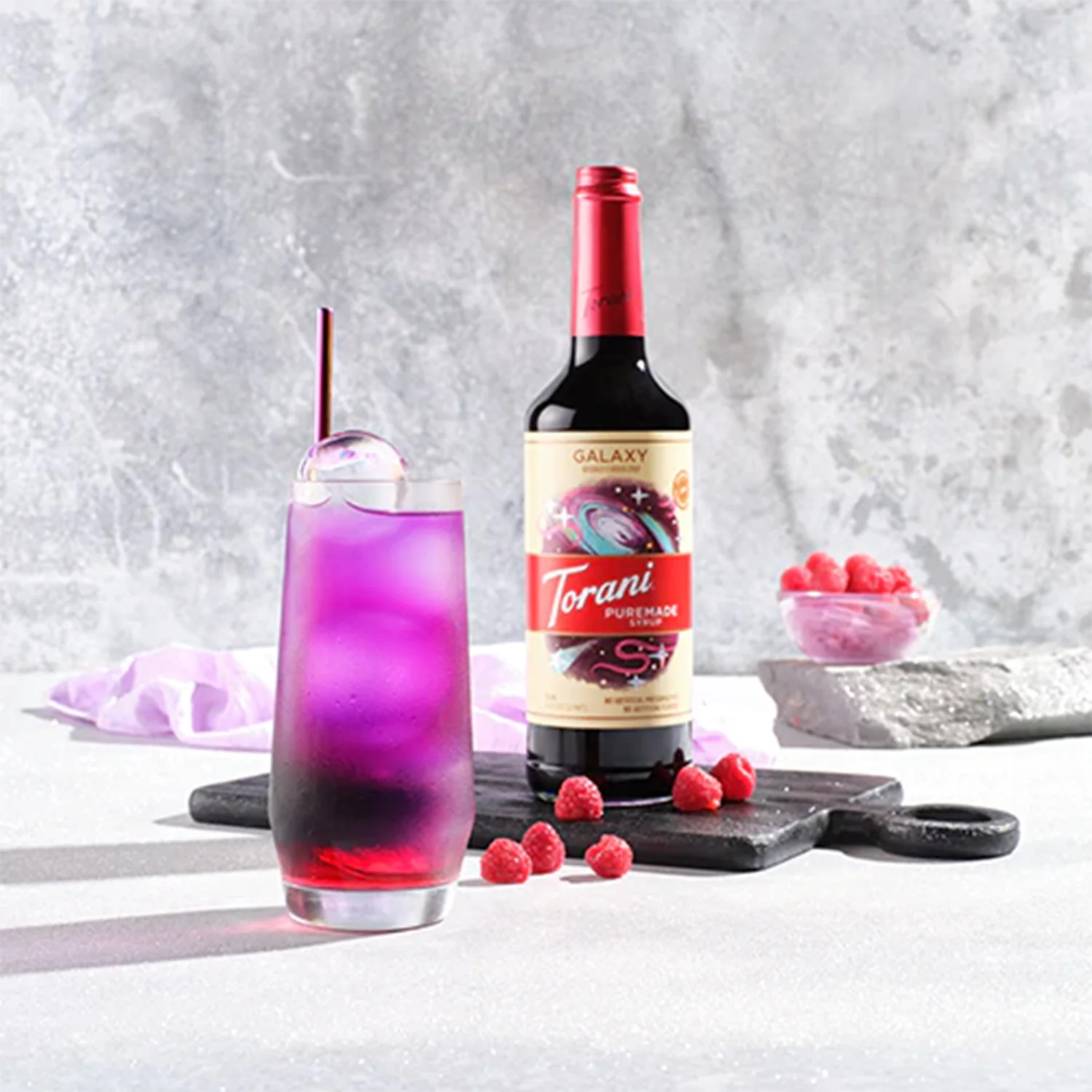 Torani Puremade Galaxy Syrup - Bottle (750 mL) - Image 2