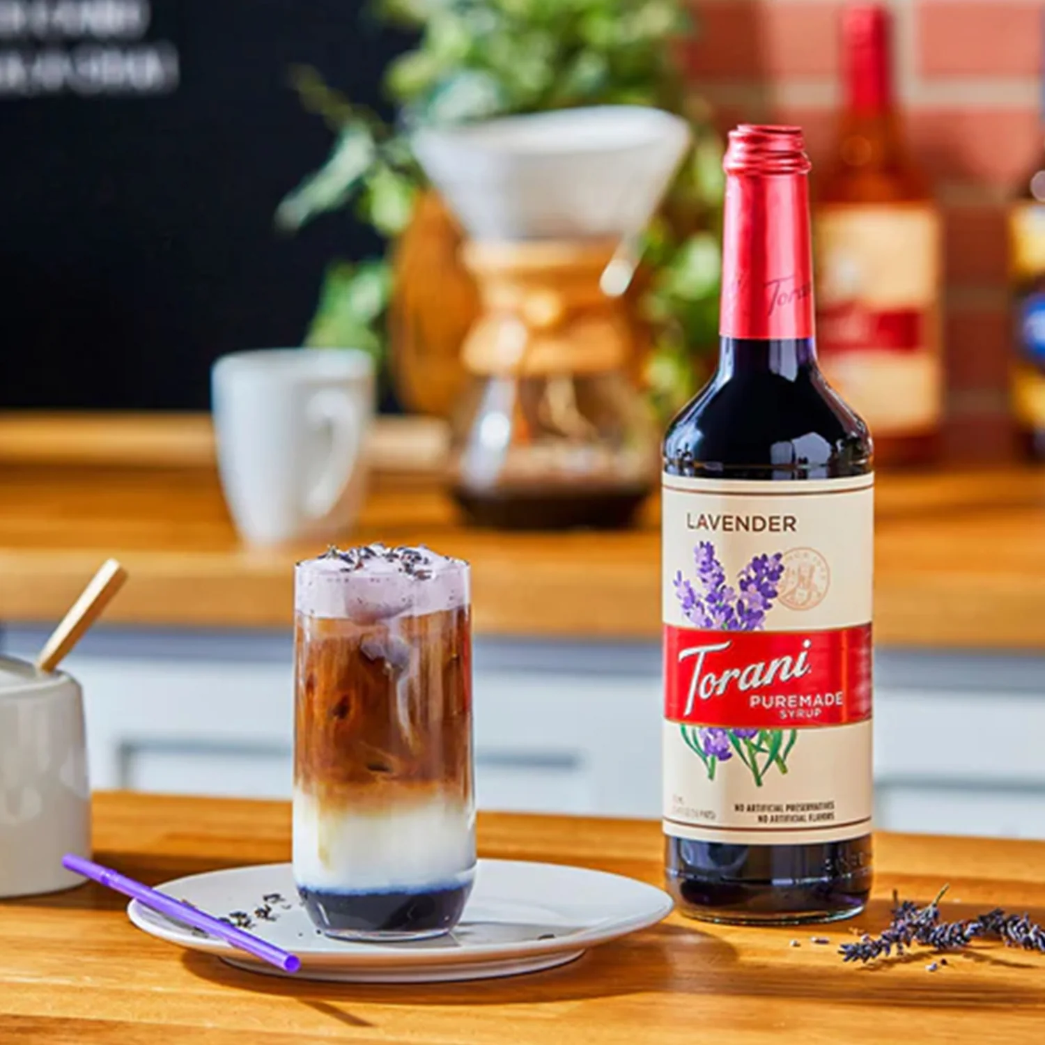 Torani Puremade Lavender Syrup - Bottle (750 mL) - Image 2