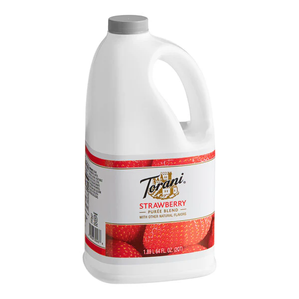 Torani Strawberry Puree Blend - Bottle (64oz)