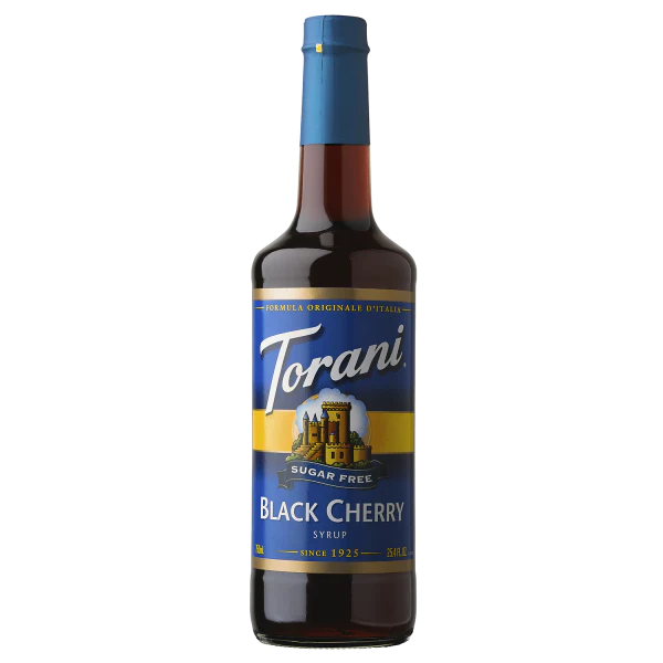 Torani Sugar Free Black Cherry Syrup - Bottle (750mL)
