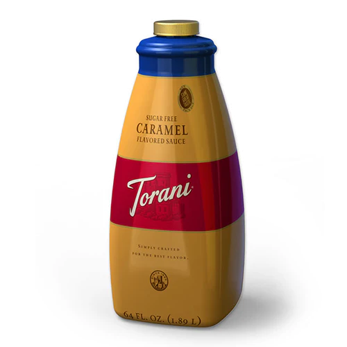 Torani Sugar Free Caramel Sauce - Bottle (64oz)