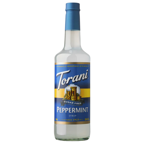 Torani Sugar Free Peppermint Syrup - Bottle (750mL)