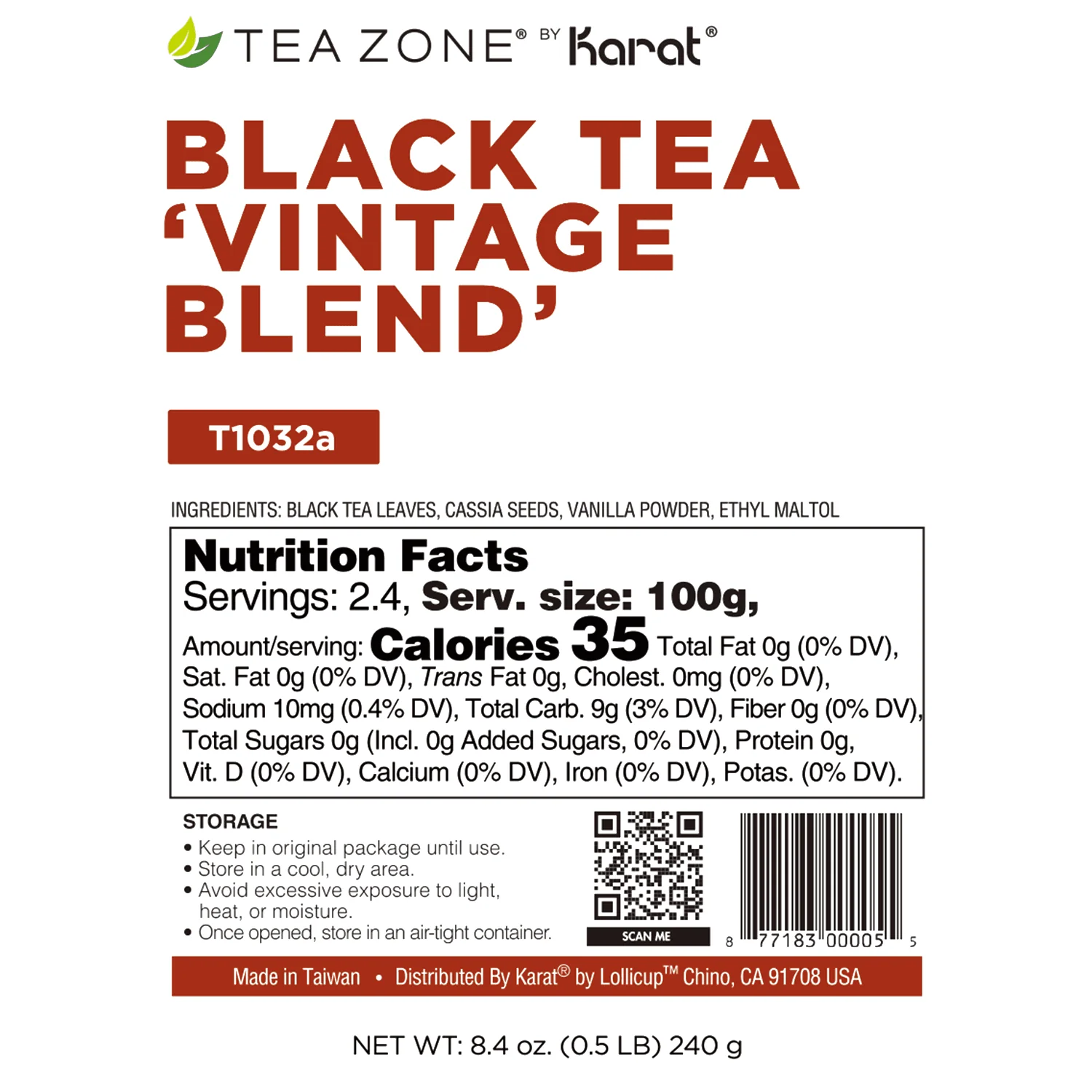 Vintage Blend Black Tea - Bag (8.46 oz) - Image 8