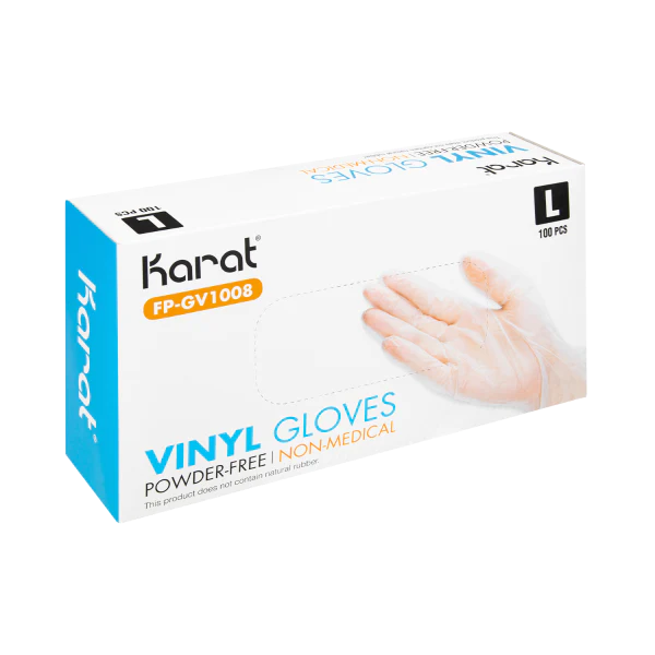 [1,000 ct] Vinyl Gloves | Latex-Free | Powder-Free | Clear | Large - Image 4
