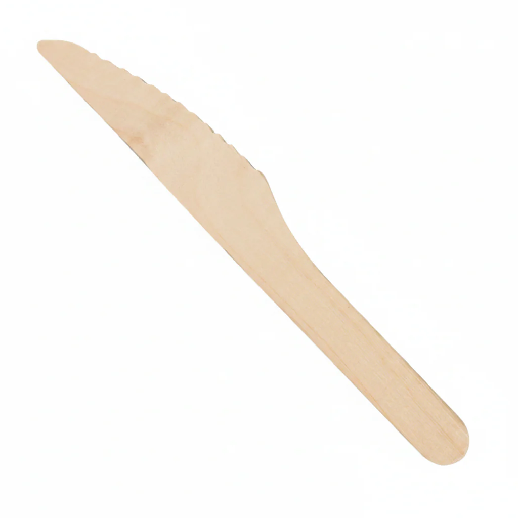 Karat Earth Wooden Compostable Heavy Weight Knife - 1,000 pcs - Image 2