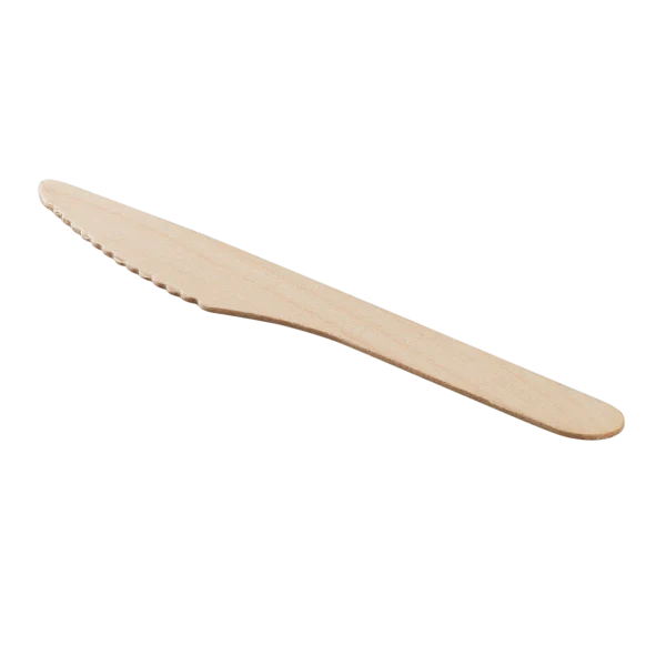 Karat Earth Wooden Compostable Heavy Weight Knife - 1,000 pcs - Image 3