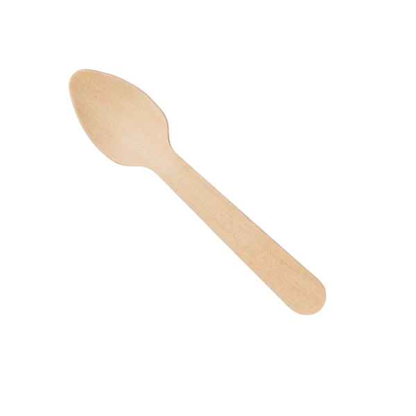 Karat Earth Wooden Compostable Heavy Weight Tasting Spoon - 4,000 pcs - Image 2