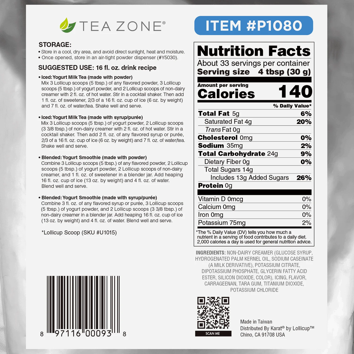 Yogurt Powder - Bag (2.2 lbs) - Image 5
